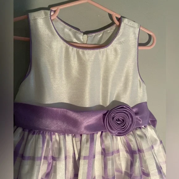open lace back dress Purple Princess Dress 8